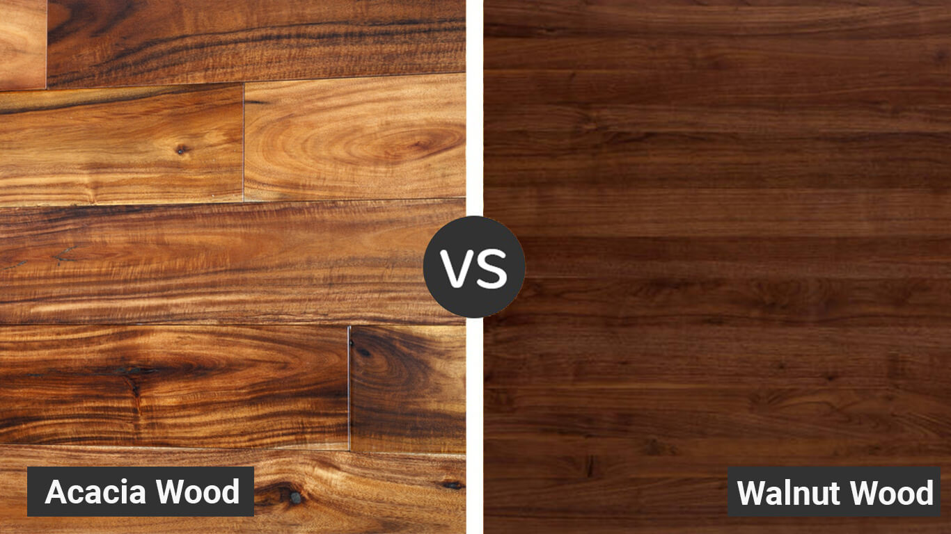 Acacia Wood vs Walnut Wood