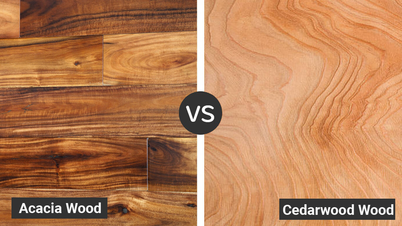 Cedarwood vs Acacia Wood